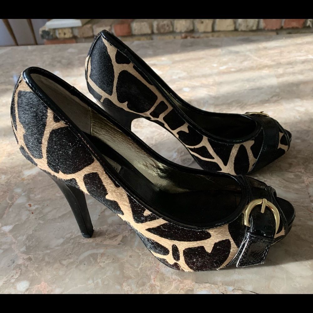Steve Madden animal print, pony hair pumps, great condition, barely worn, 8M